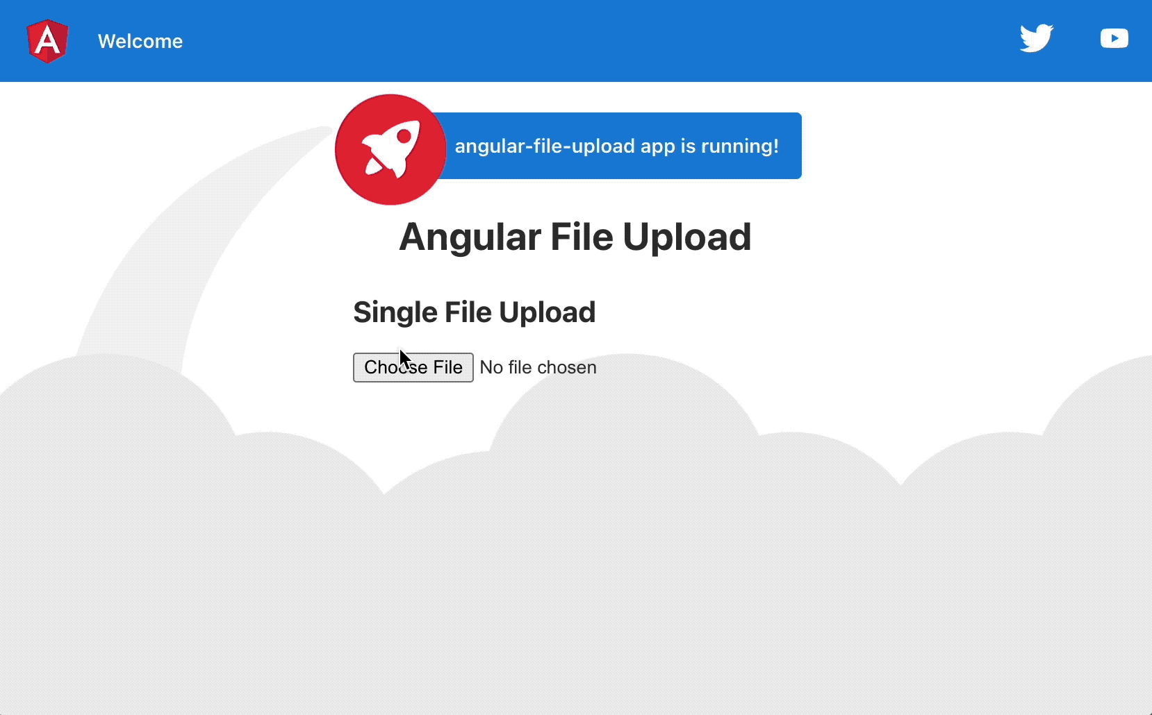 Single file upload flow
